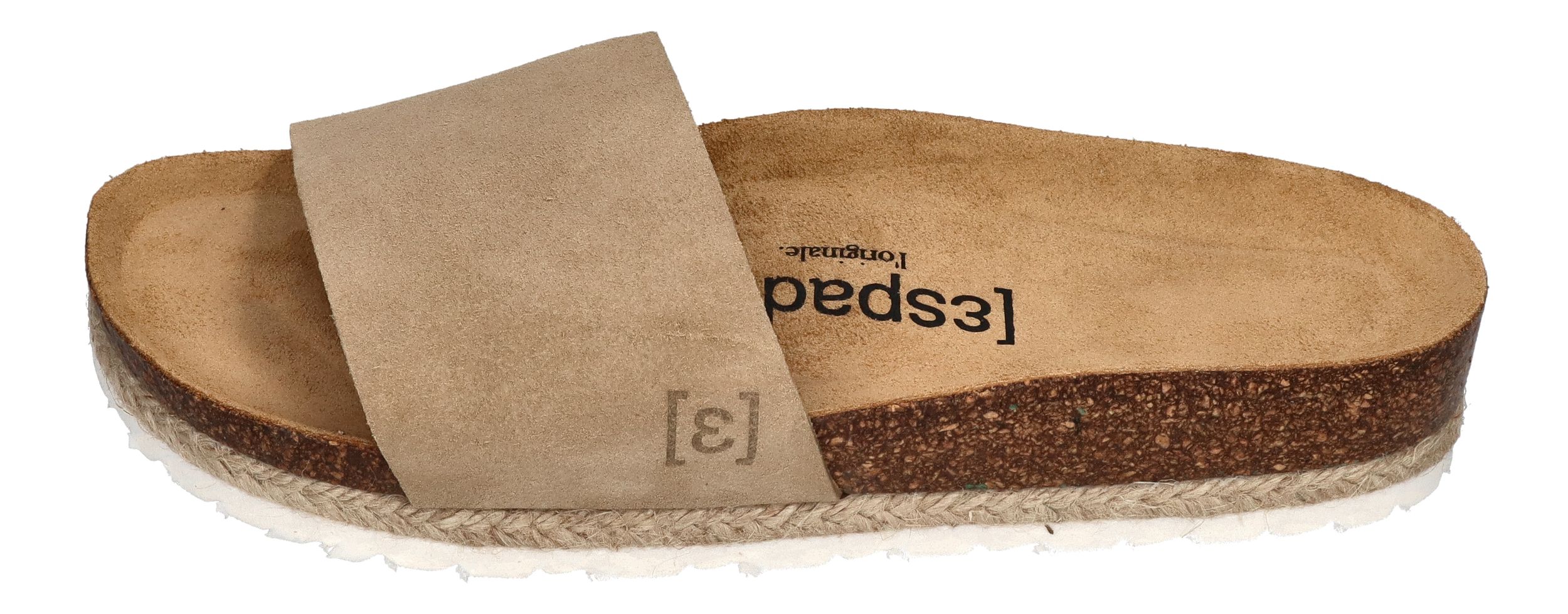 ESPADRIJ L'ORIGINALE Pantoletten COPINE VELOUR - beige