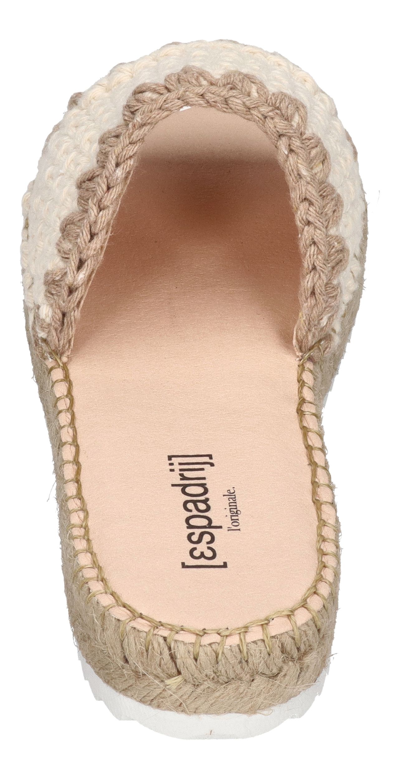 ESPADRIJ L'ORIGINALE Pantoletten PLAGE CHROCHET HIGH nature