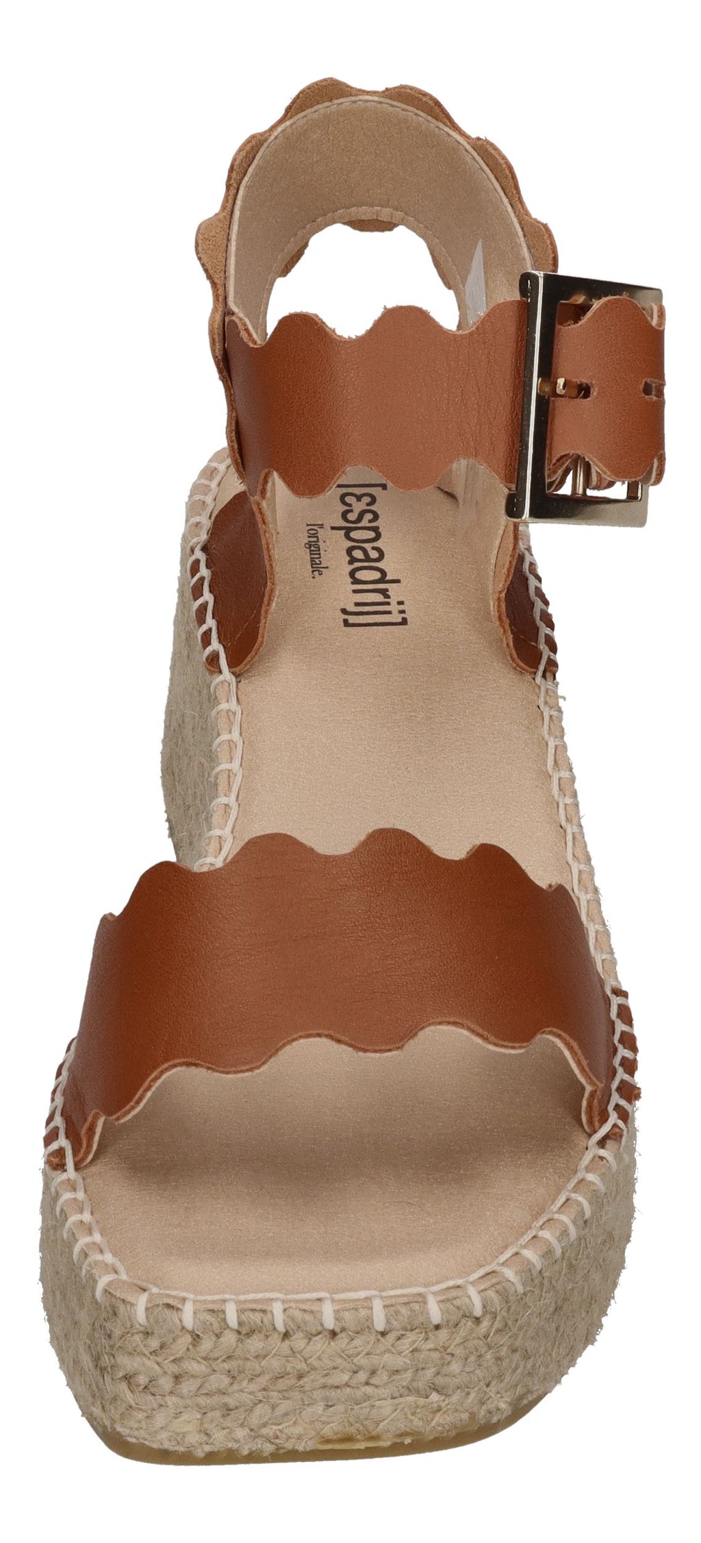 ESPADRIJ L'ORIGINALE Sandalette - LYON HIGH - cognac