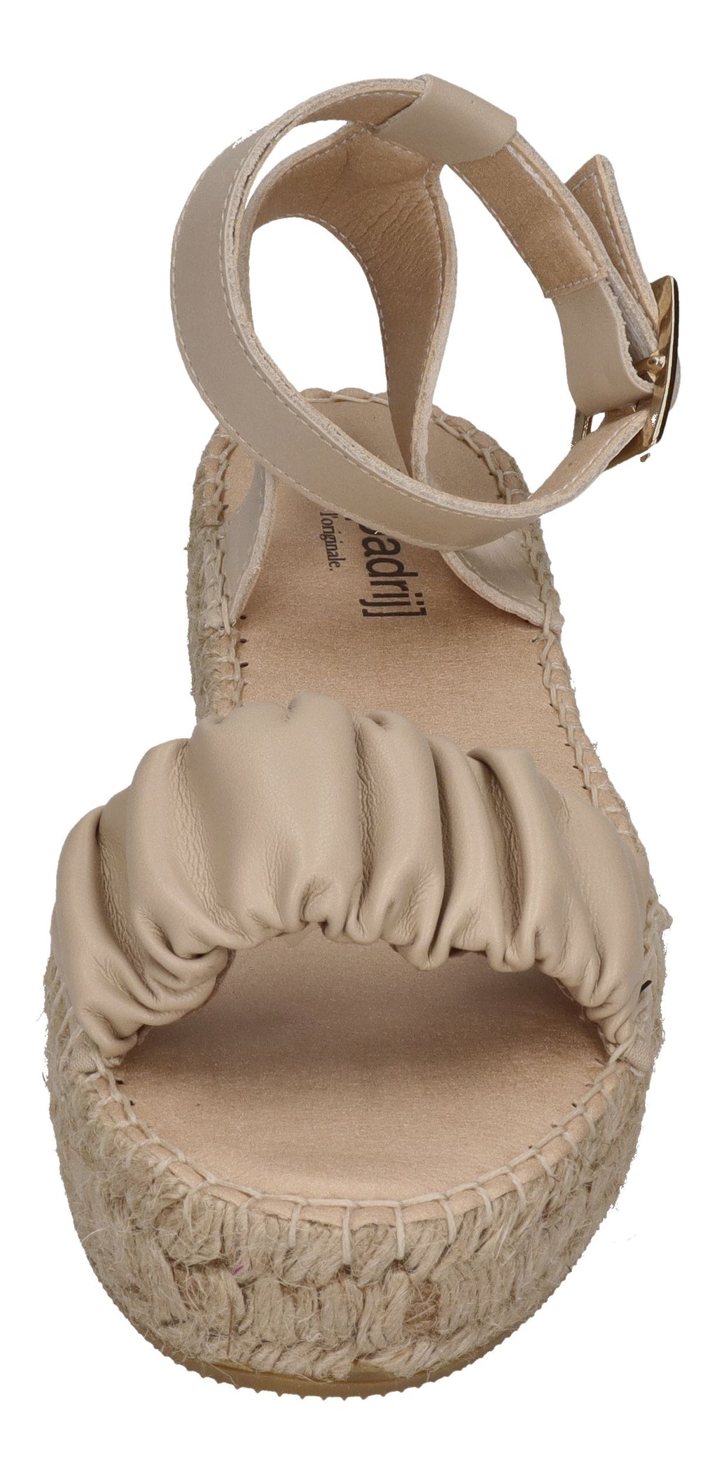 ESPADRIJ L'ORIGINALE Sandalette - NIMES RUFFLE HIGH - beige