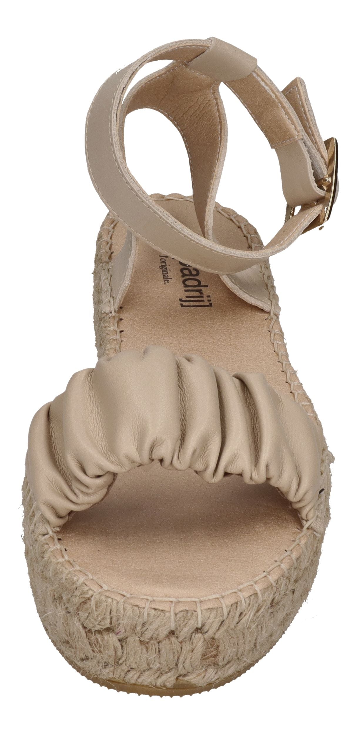 ESPADRIJ L'ORIGINALE Sandalette - NIMES RUFFLE HIGH - beige