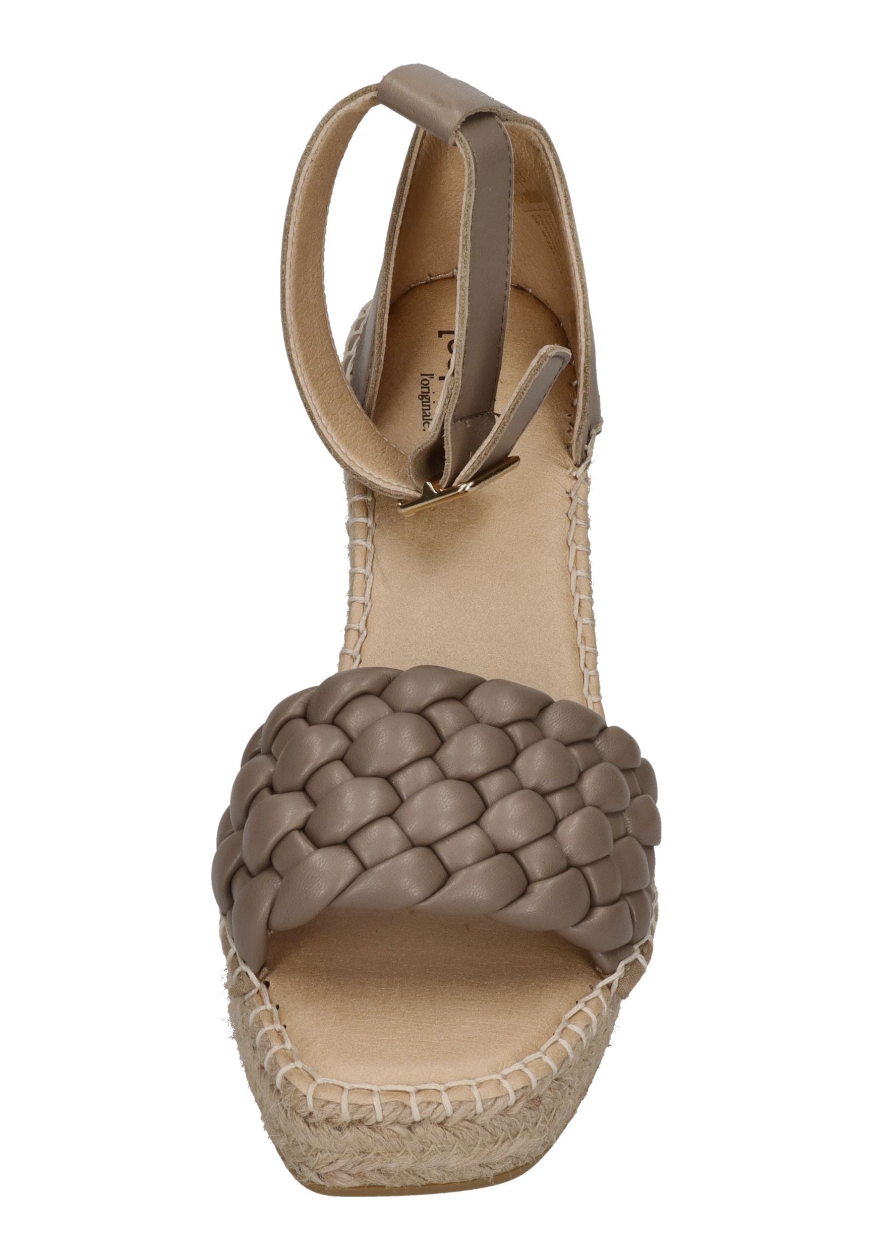 ESPADRIJ L'ORIGINALE Sandalette SAINT TROPEZ TRESSE taupe