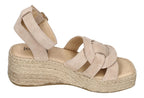 ESPADRIJ L'ORIGINALE Sandaletten TOURS VELOUR HIGH beige