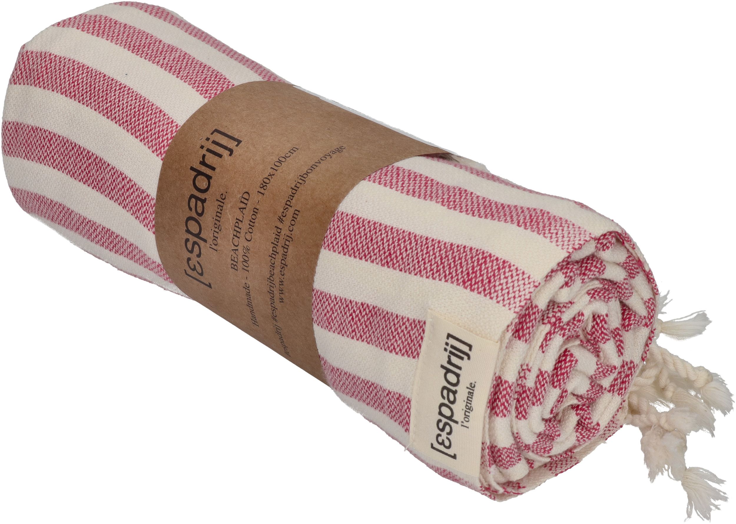 ESPADRIJ L'ORIGINALE - Strandtuch Stripes 950S - ecru pink