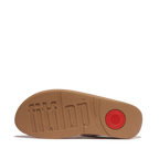 FITFLOP Zehentrenner FINO Crystal-Chain Leather - urban white