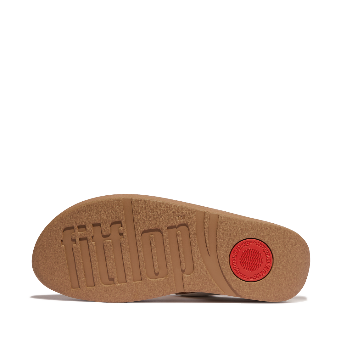 FITFLOP Zehentrenner FINO Crystal-Chain Leather - urban white
