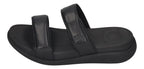 FITFLOP Pantolette F-MODE GO ADJ TWO-BAR SLIDES all black