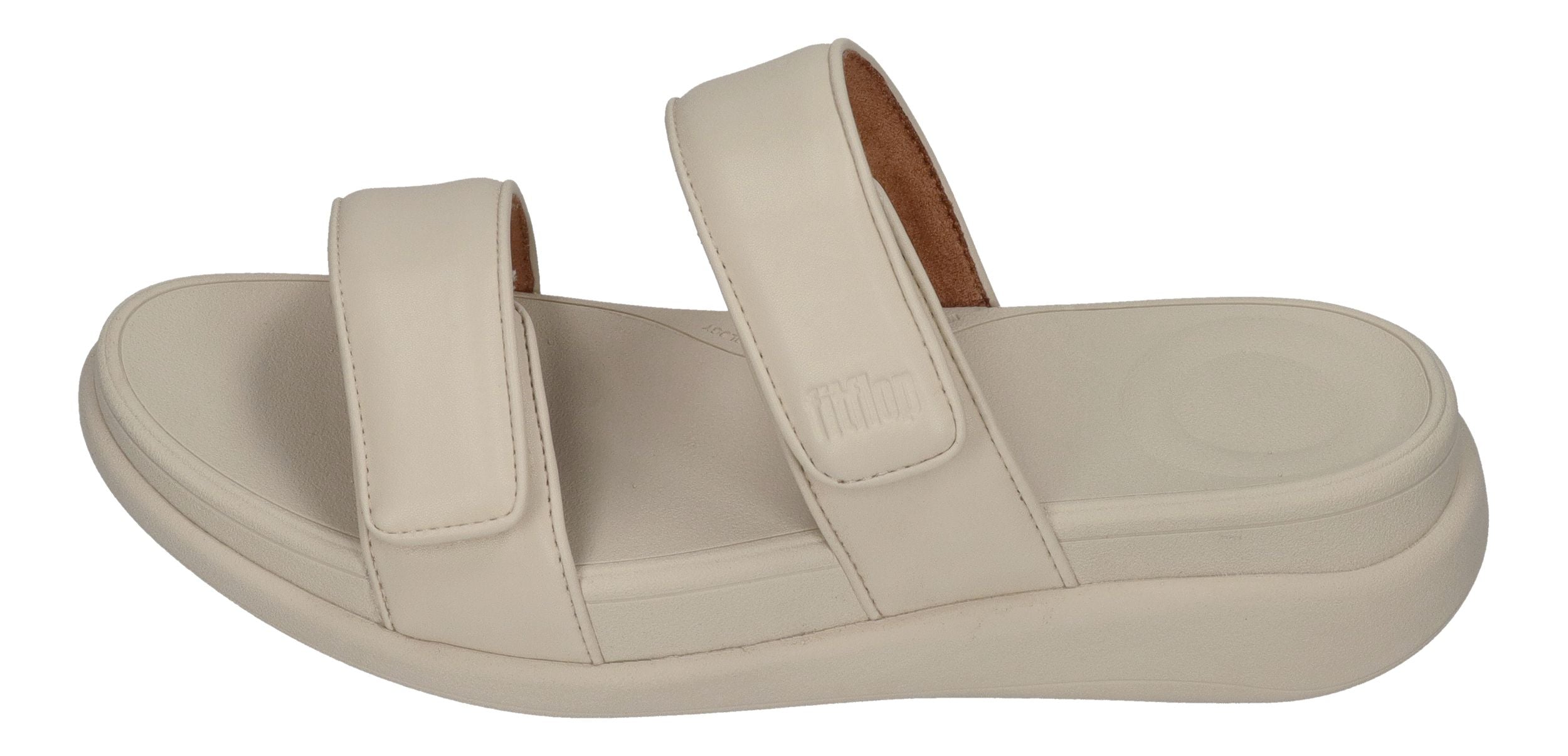 FITFLOP Pantolette F-MODE GO ADJ TWO-BAR SLIDES paris beige