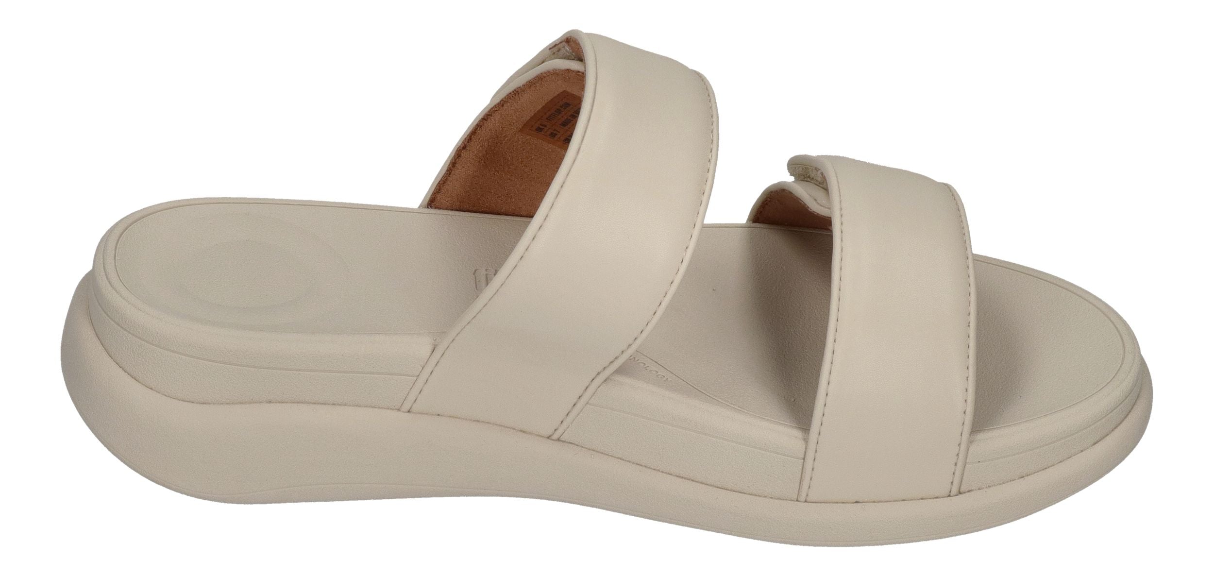 FITFLOP Pantolette F-MODE GO ADJ TWO-BAR SLIDES paris beige