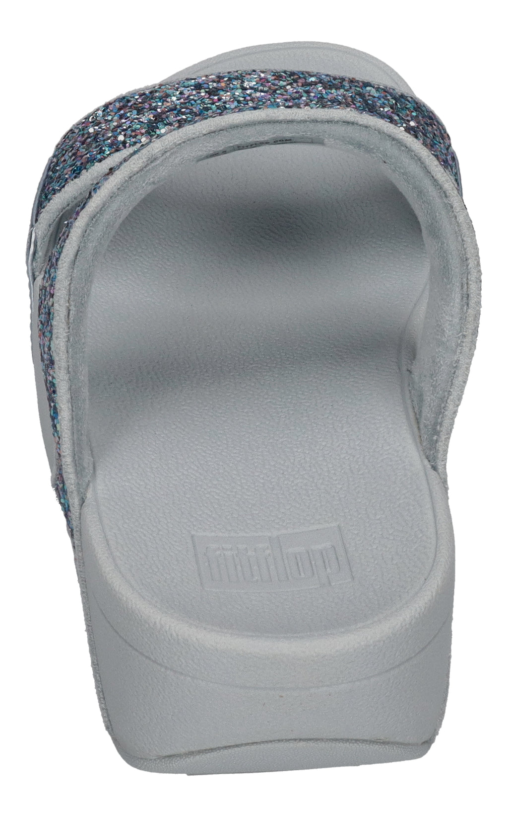 FITFLOP Pantoletten LULU MULTI-TONAL GLITTER SLIDES quiet blue