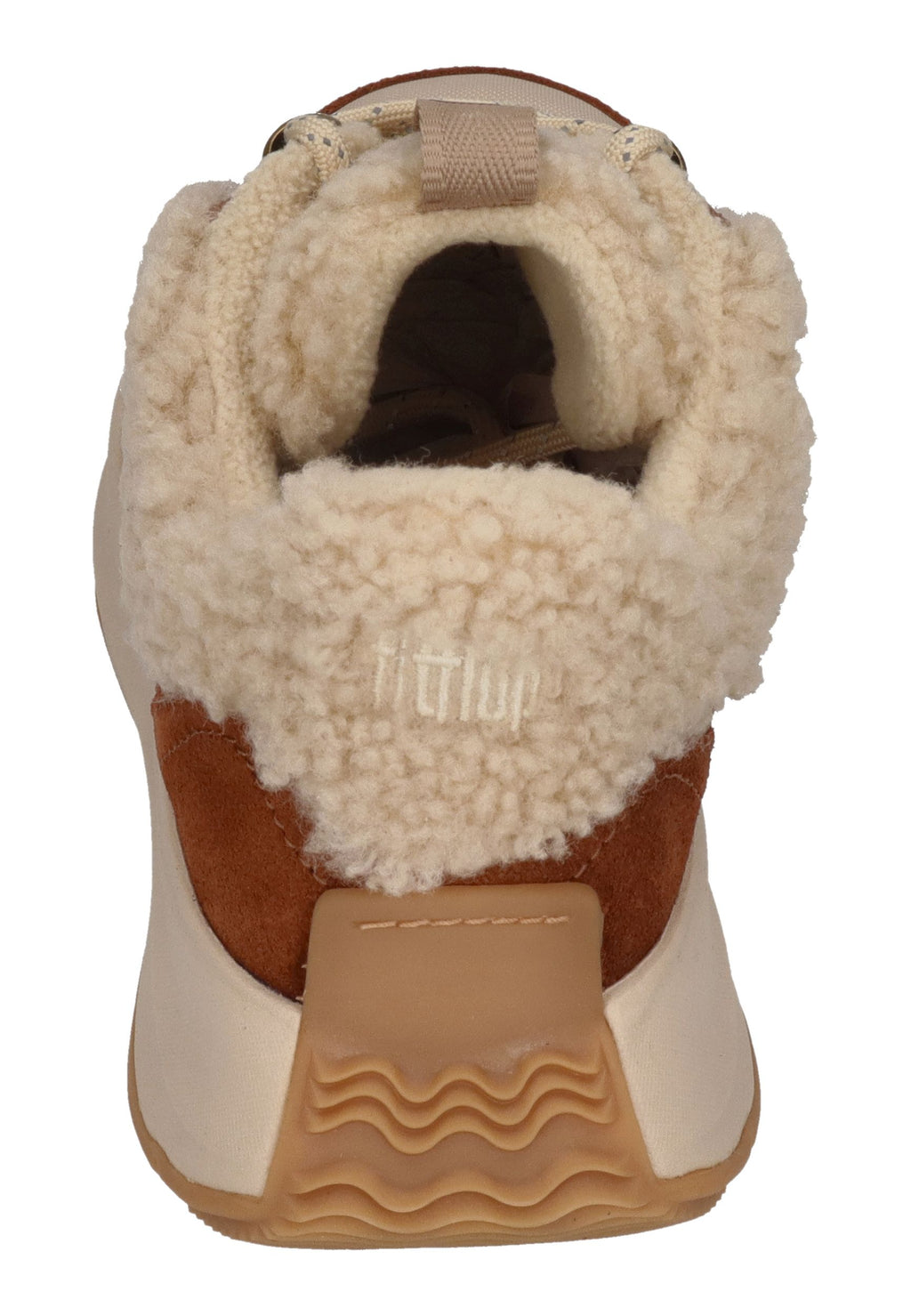 FITFLOP Sneakers F-MODE FLOW SHEARLING MIX deep tan camel