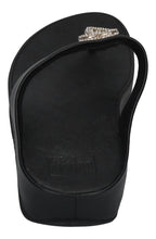 FITFLOP Zehentrenner FINO Crystal-Chain Leather - black