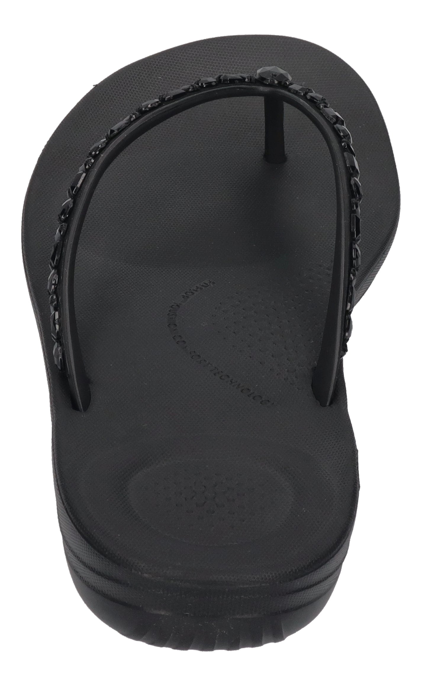 FITFLOP Zehentrenner IQUSHION MULTI-CRYSTAL ERGO FLIP all black