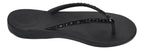 FITFLOP Zehentrenner IQUSHION MULTI-CRYSTAL ERGO FLIP all black