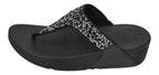 FITFLOP Zehentrenner LULU CRYSTAL-MIX TOE-POST all black