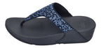 FITFLOP Zehentrenner LULU CRYSTAL-MIX TOE-POST midnight navy