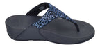 FITFLOP Zehentrenner LULU CRYSTAL-MIX TOE-POST midnight navy