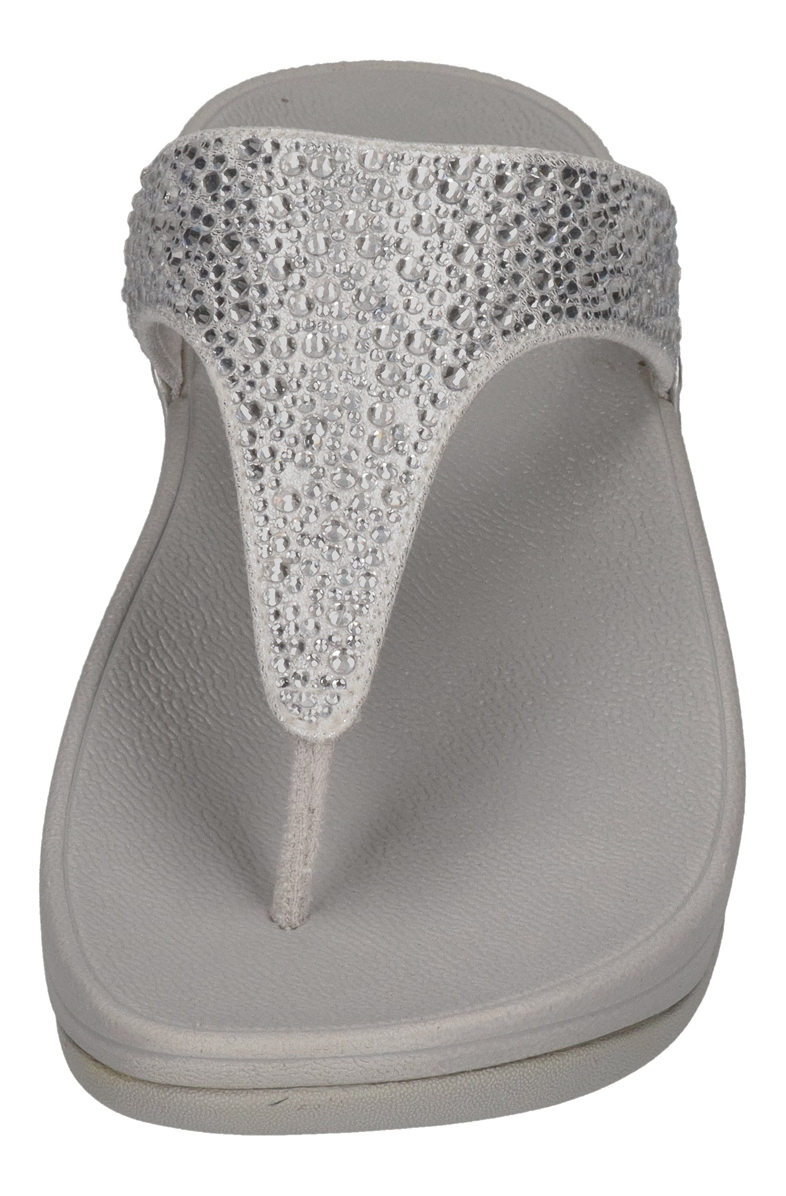 FITFLOP Zehentrenner LULU CRYSTAL-MIX TOE-POST silver