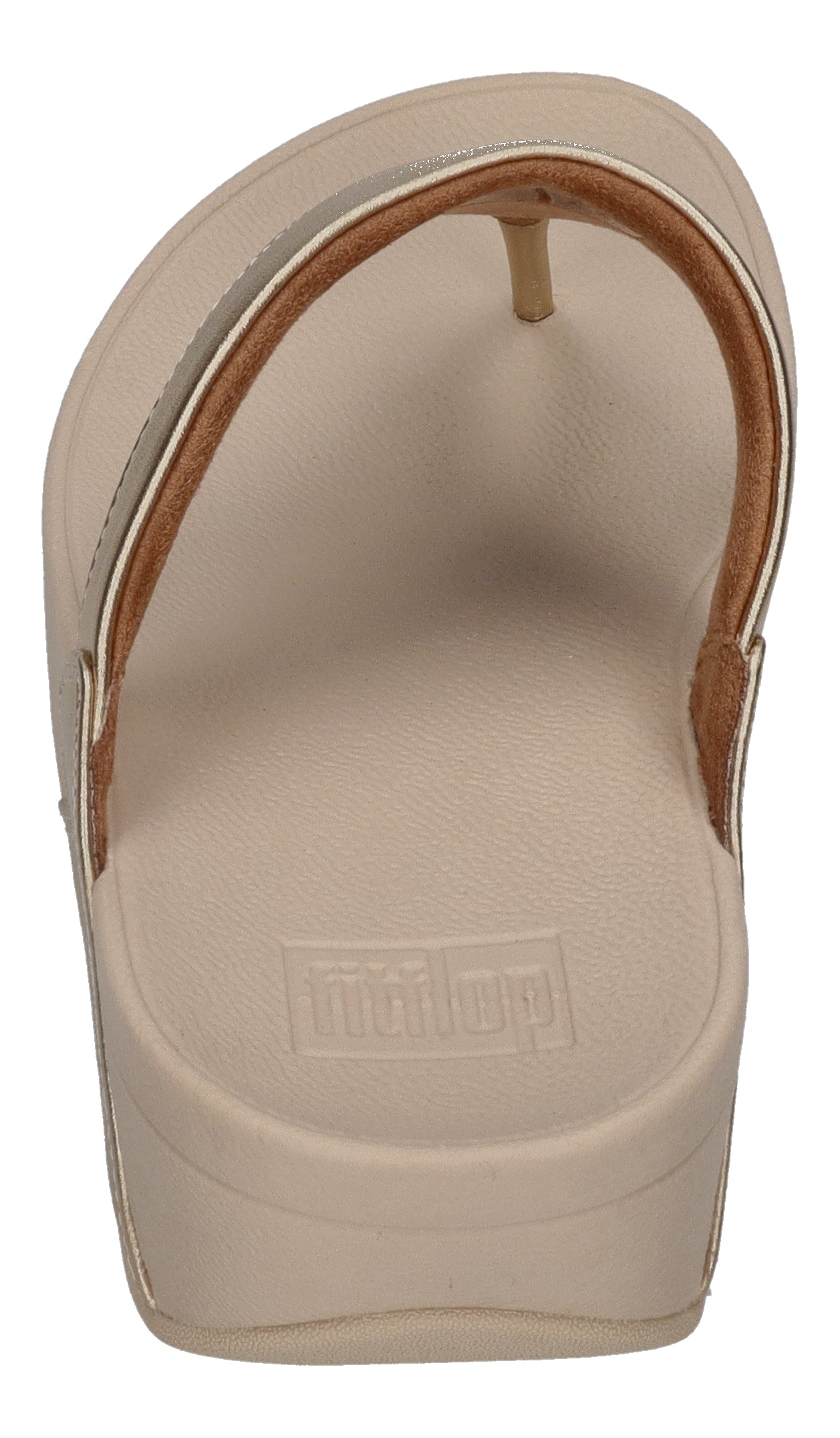 FITFLOP Zehentrenner LULU LEATHER TOE POST platino