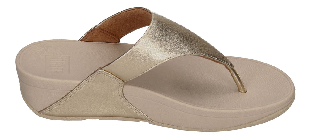 FITFLOP Zehentrenner LULU LEATHER TOE POST platino