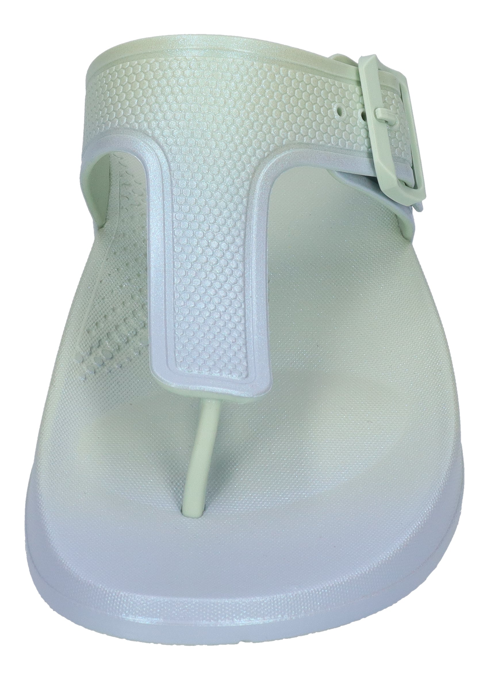 FITFLOP Zehentrenner iQUSHION IRIDESCENT ADJ BUCKLE sagebrush