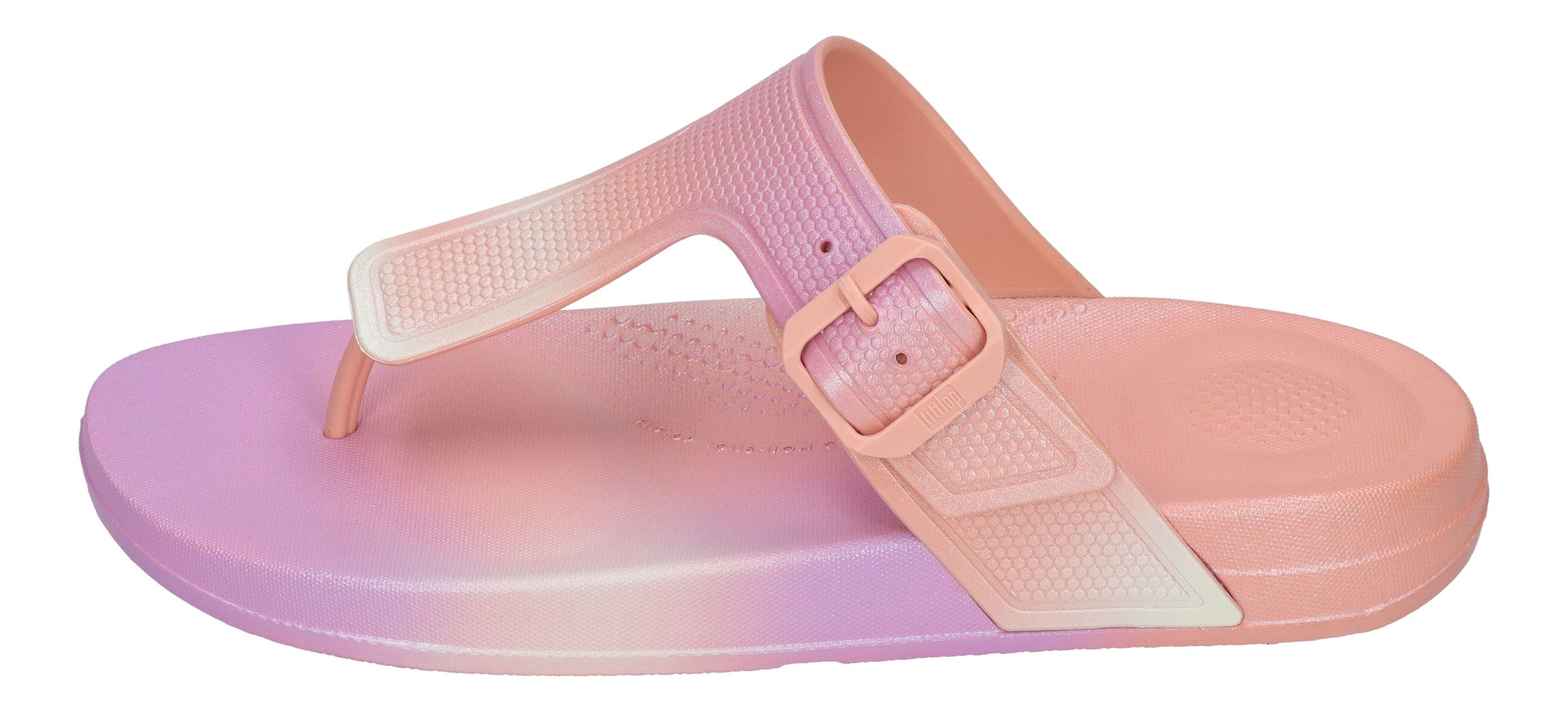 FITFLOP Zehentrenner iQUSHION IRIDESCENT ADJ BUCKLE urban