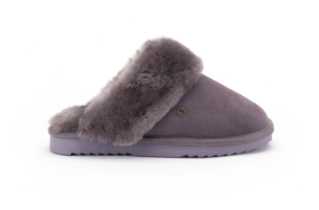 WARMBAT Damenschuhe Hausschuhe FLURRY SUEDE plum