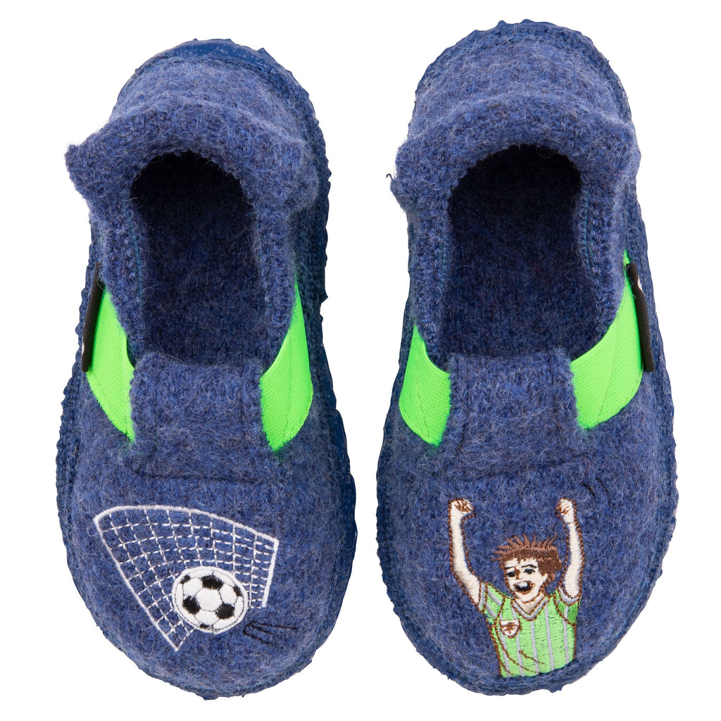 NANGA Kinderschuhe - Hausschuhe GOALIE - blau-6