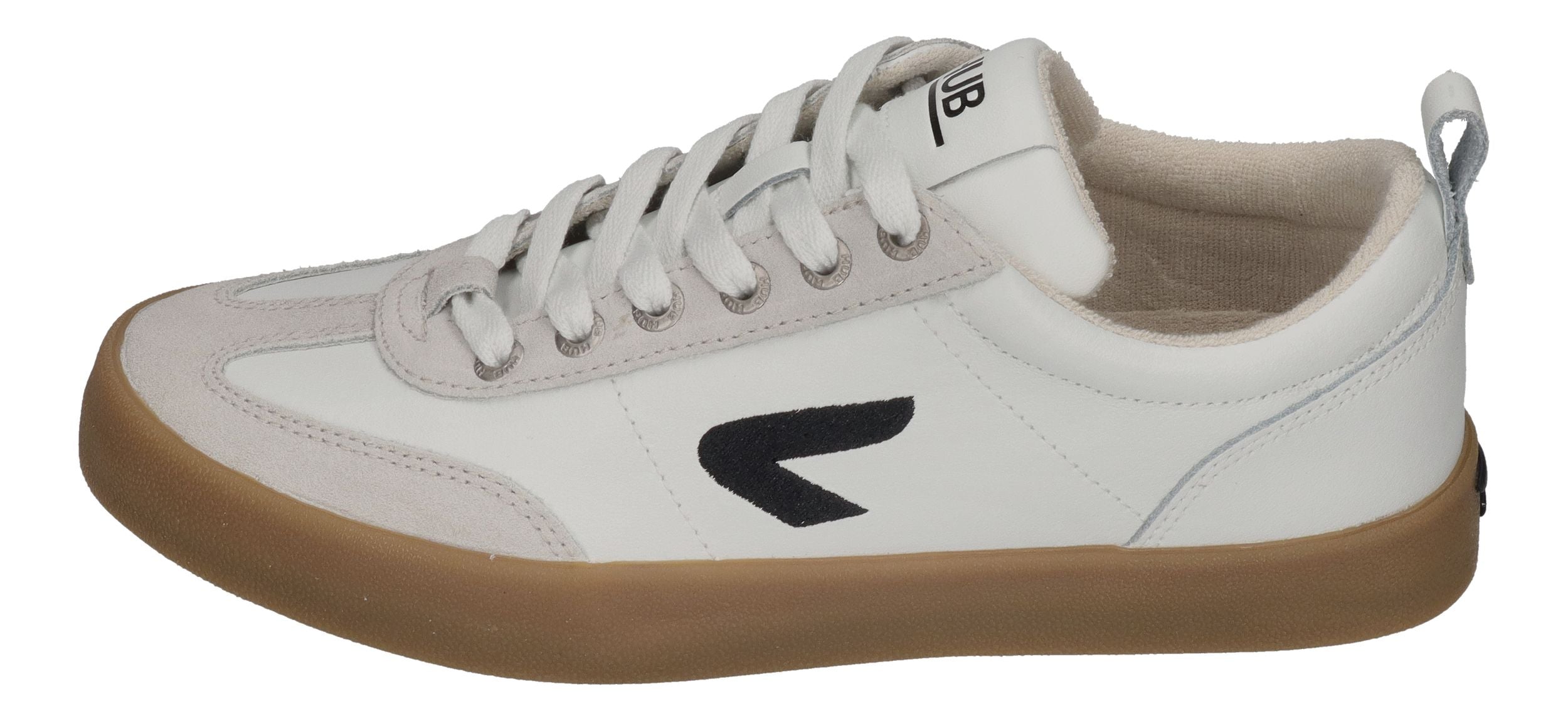 HUB FOOTWEAR Damen Sneakers MIAMI white black gum