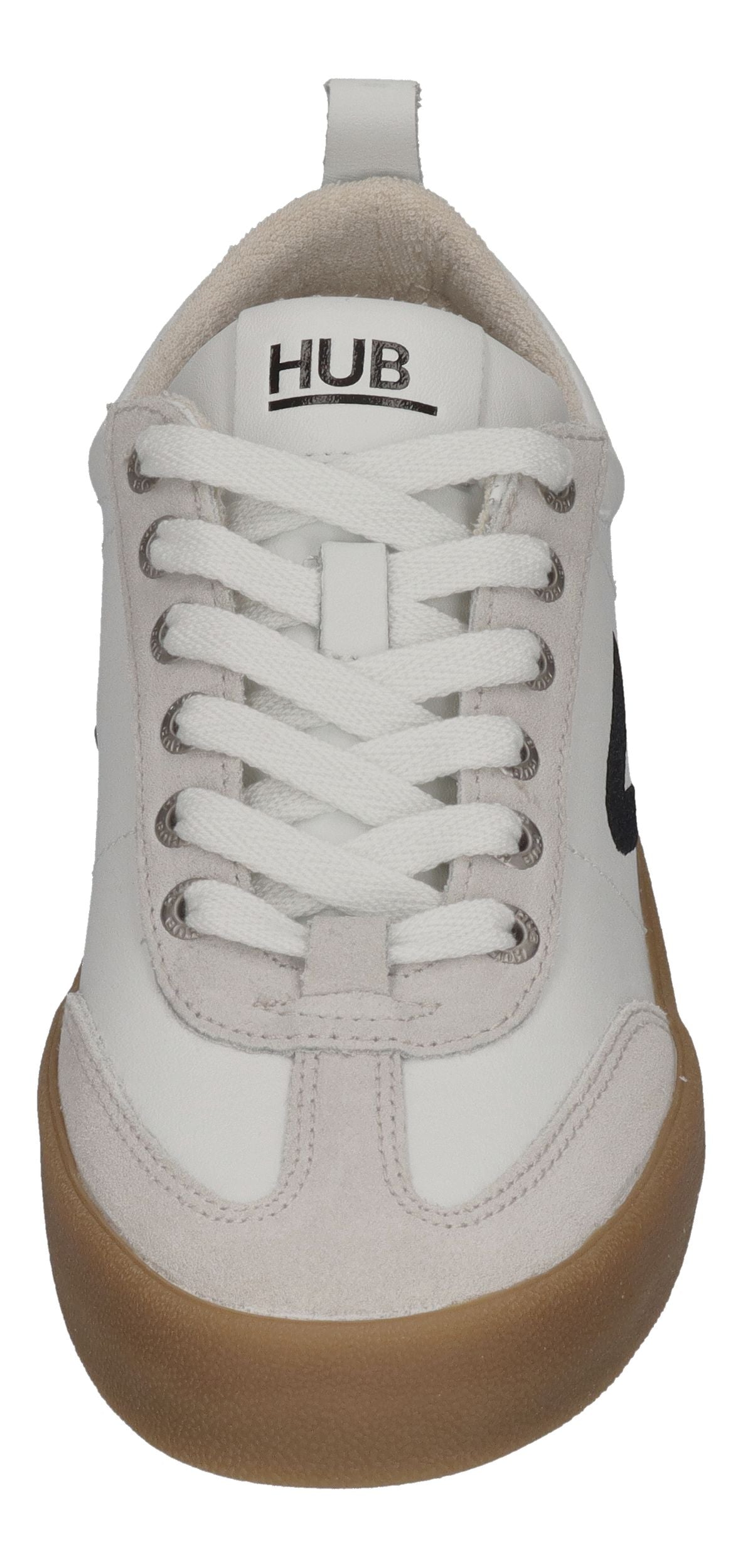 HUB FOOTWEAR Damen Sneakers MIAMI white black gum