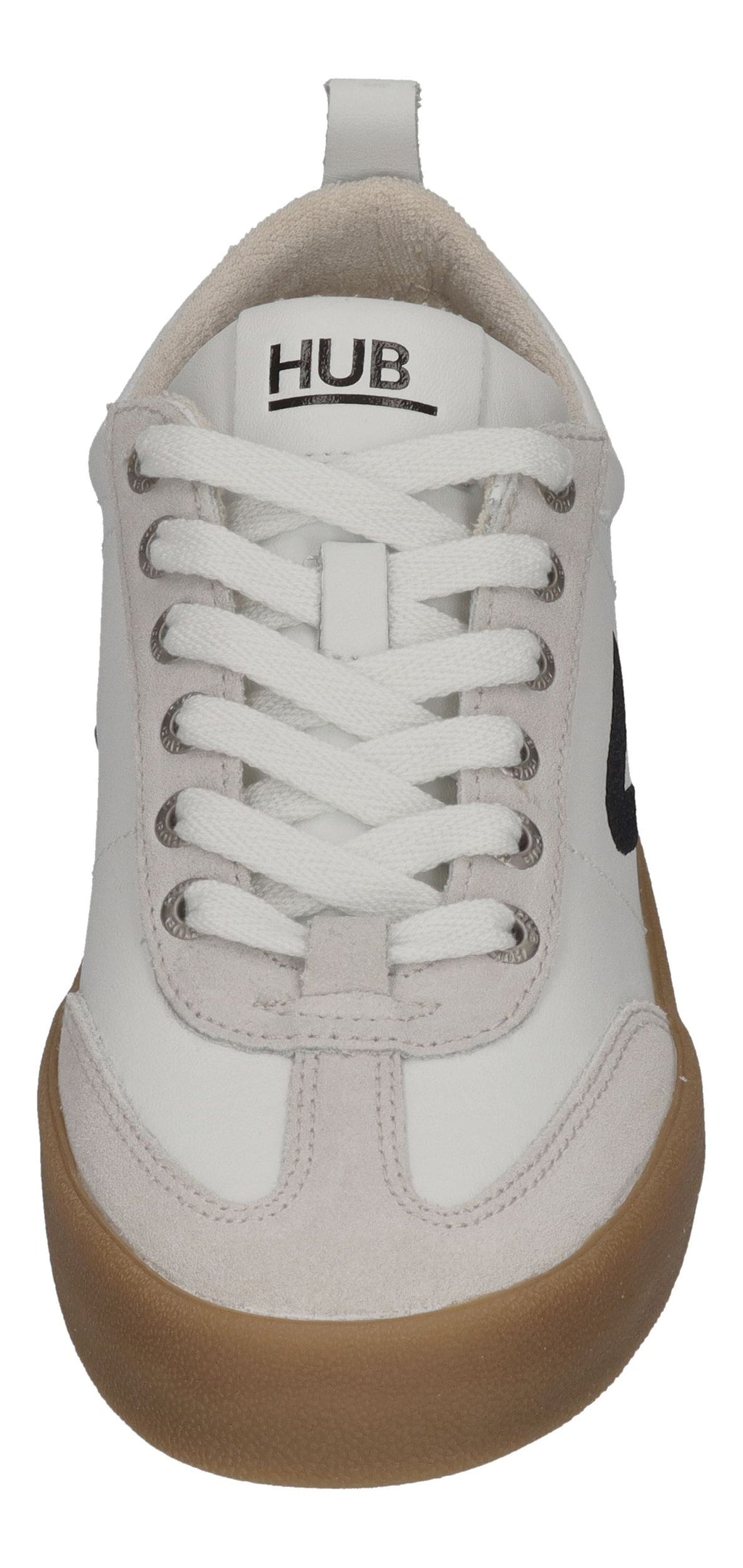 HUB FOOTWEAR Herren Sneakers MIAMI white black gum