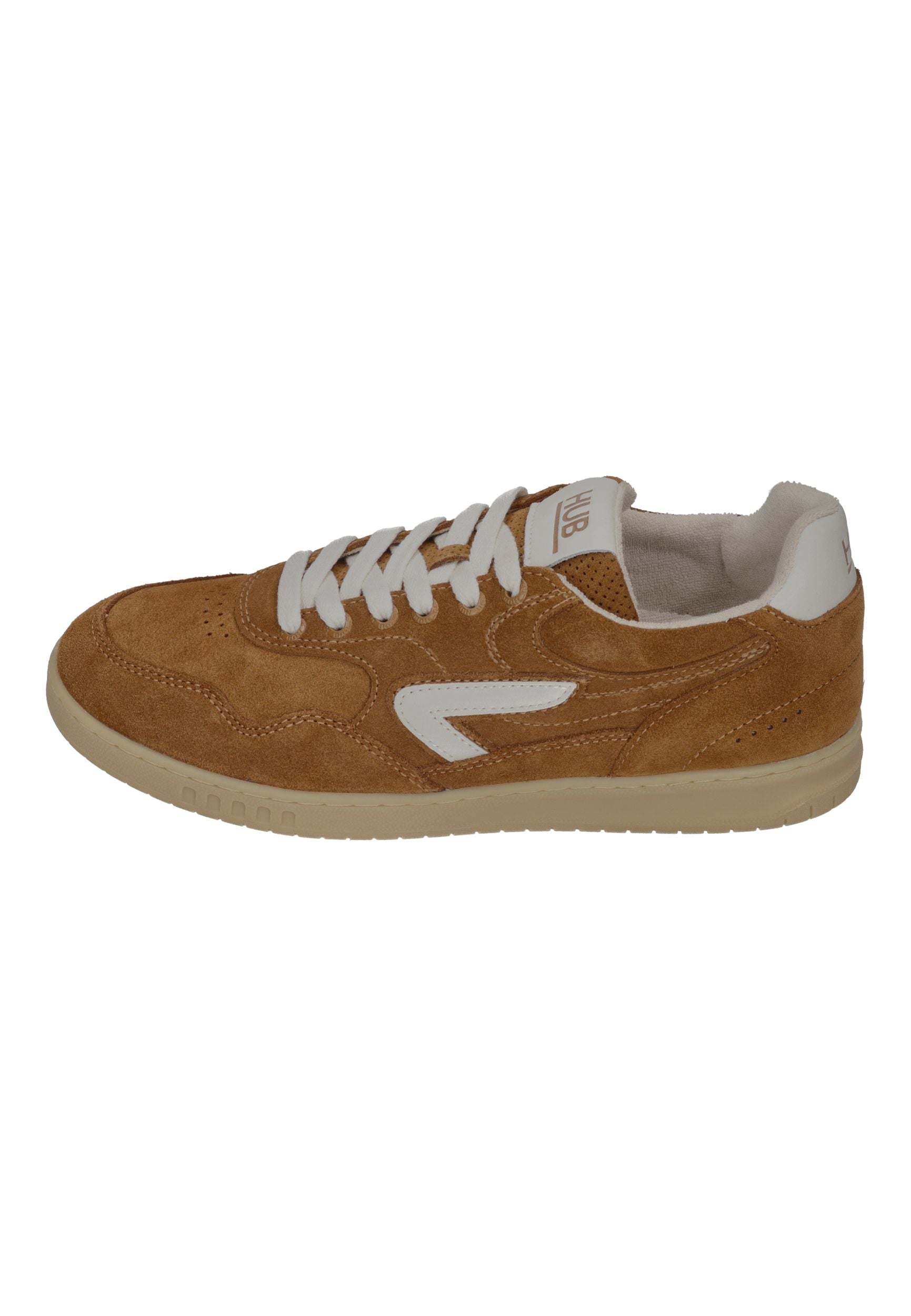 HUB FOOTWEAR Herren Sneakers VANCOUVER cognac off white gum