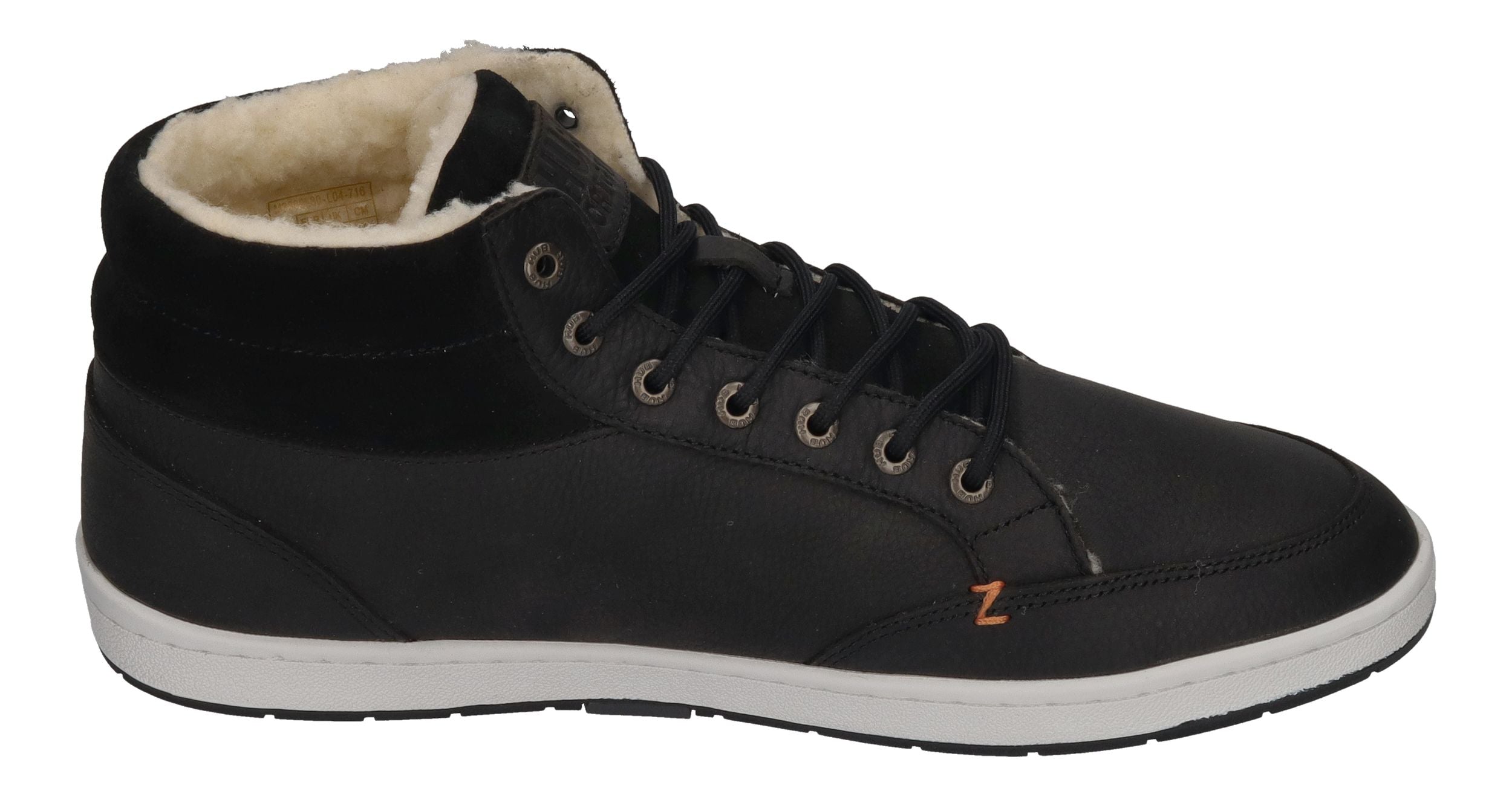 HUB FOOTWEAR gefütterte Herren Sneakers MARK black white