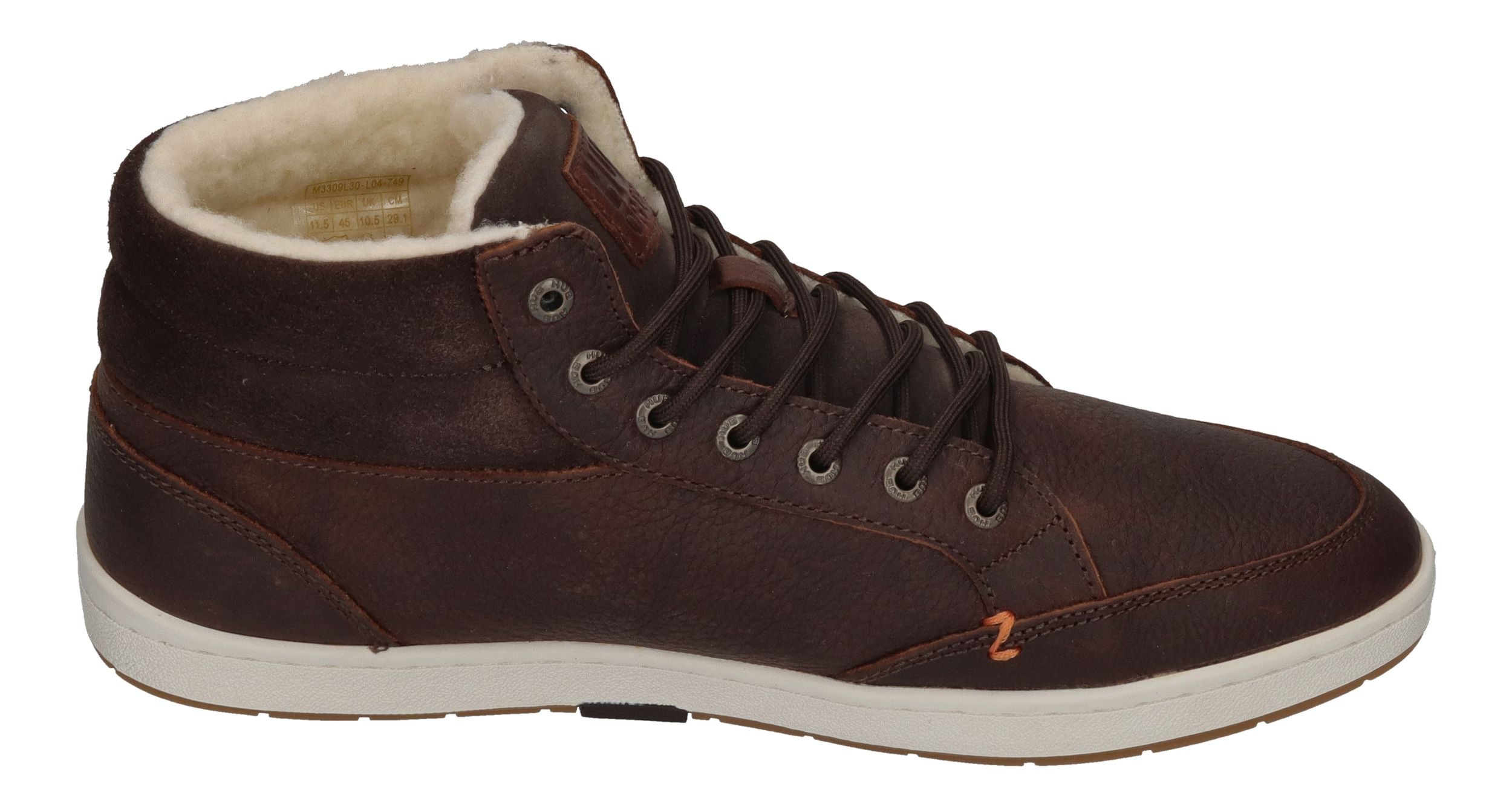 HUB FOOTWEAR gefütterte Herren Sneakers MARK dark brown