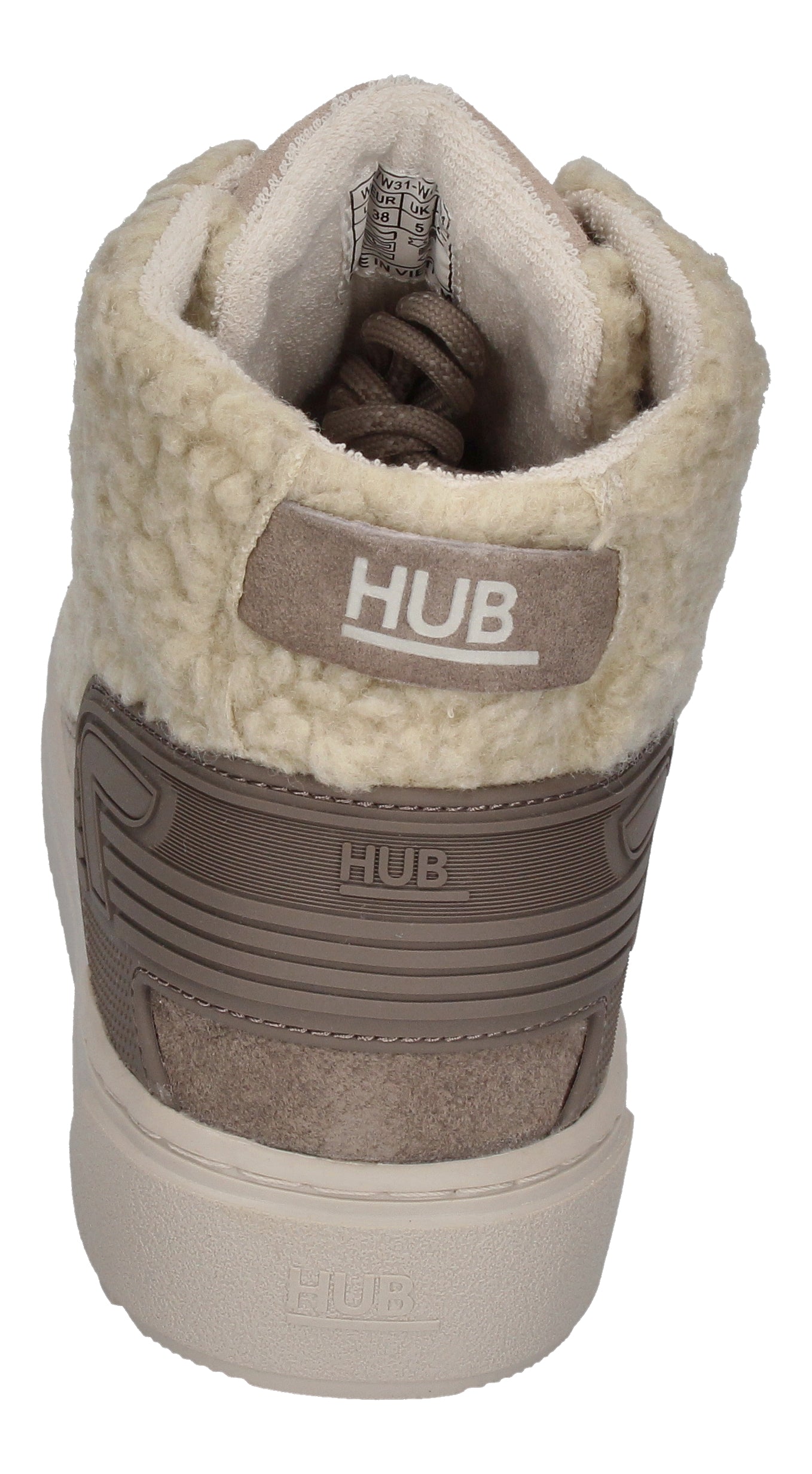 HUB FOOTWEAR Damen Booties TRACK W30 bone dark taupe-4