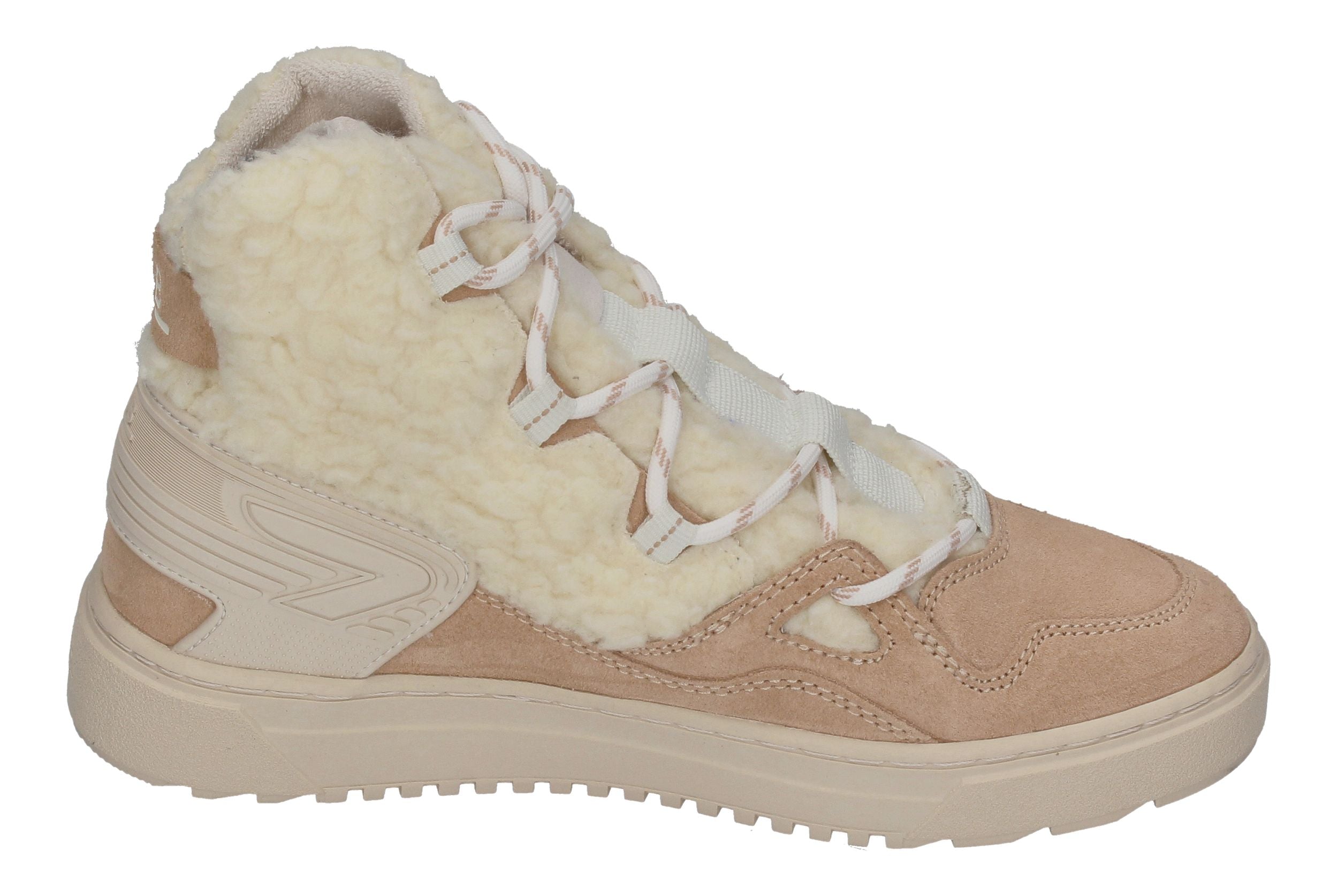 HUB FOOTWEAR Damen Booties TRACK W30 off white oat milk-3