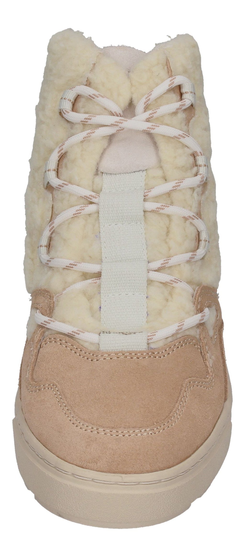 HUB FOOTWEAR Damen Booties TRACK W30 off white oat milk-2