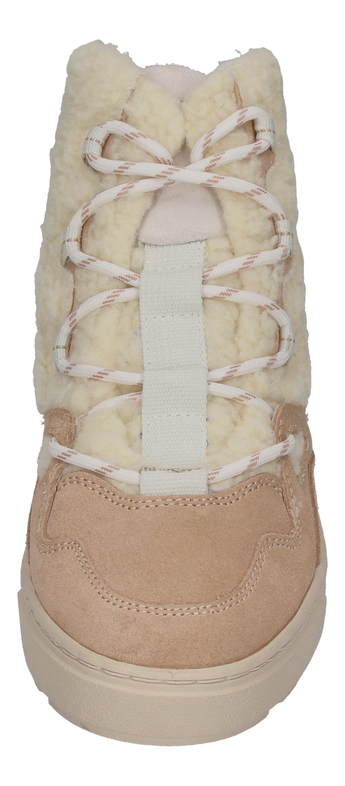 HUB FOOTWEAR Damen Booties TRACK W30 off white oat milk-2