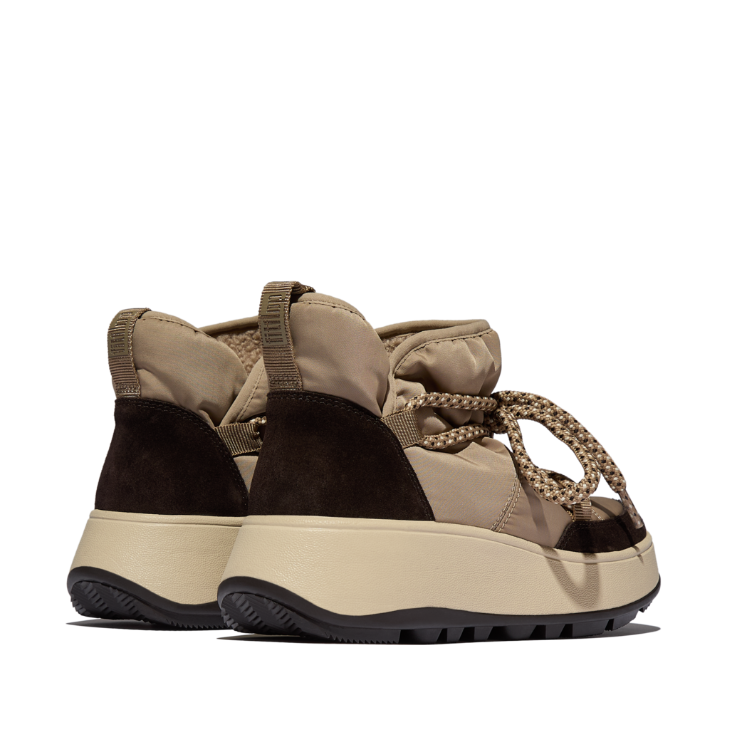 FITFLOP Damen-Booties F-MODE WR BIOFLEECE MESH FLATFORM taupe