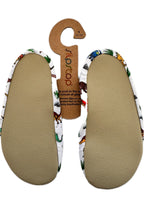 SLIPSTOP Kinder Hausschuhe Badeschuhe ARIZONA Dino white