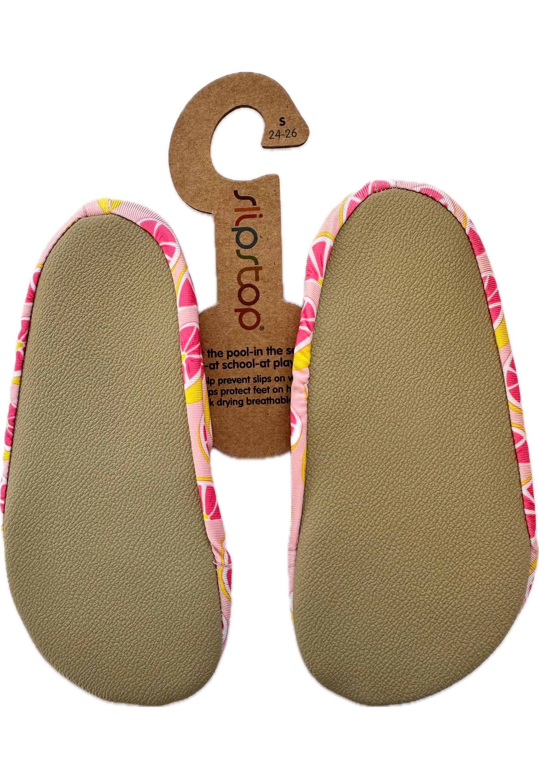 SLIPSTOP Kinder Hausschuhe Badeschuhe POMELO rosa