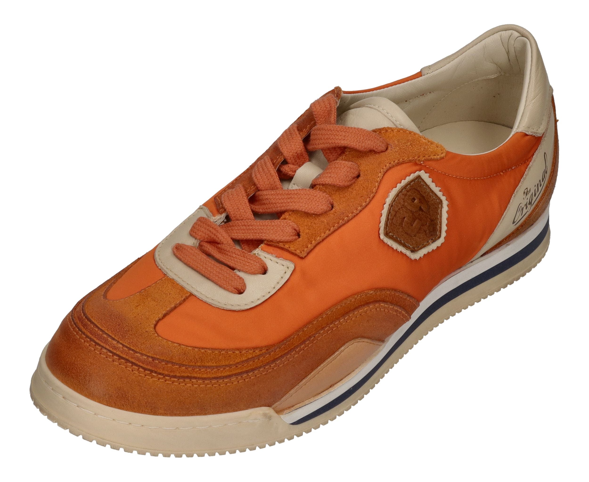 KAMO-GUTSU Herrenschuhe Sneakers SCUDO 006 arancio Combi