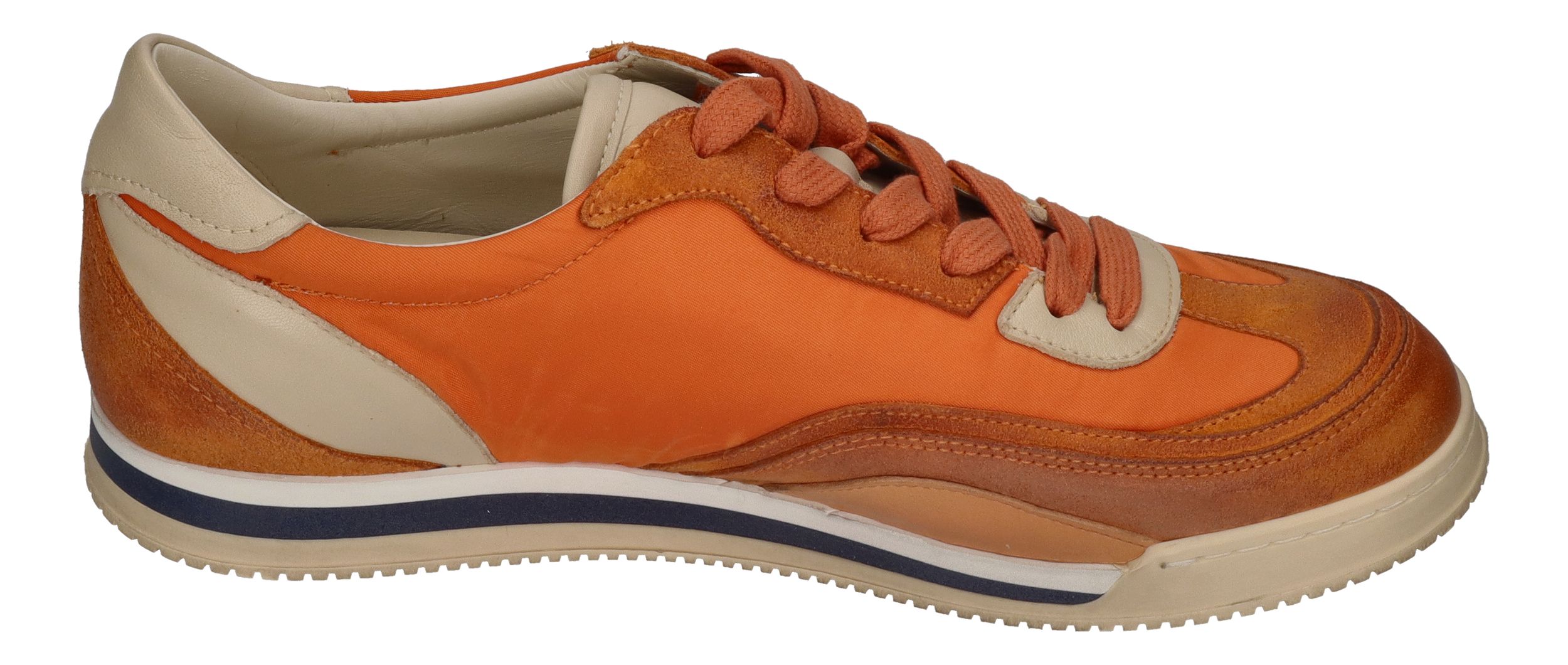 KAMO-GUTSU Herrenschuhe Sneakers SCUDO 006 arancio Combi