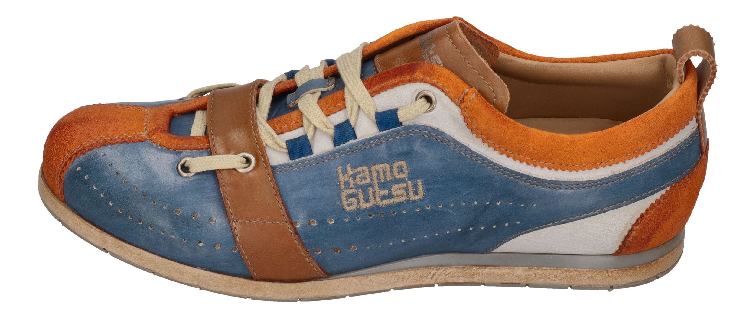 KAMO-GUTSU Herrenschuhe Sneakers TIFO 017 arancio royal