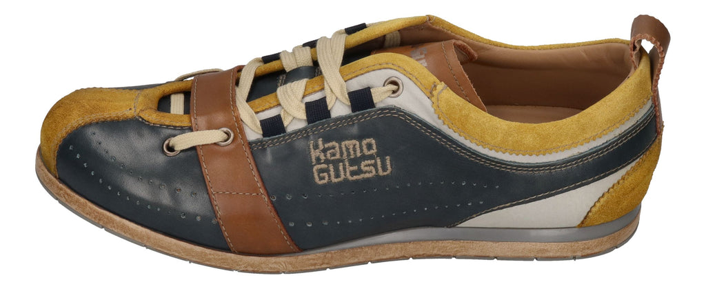 KAMO-GUTSU Herrenschuhe Sneakers TIFO 017 giallo navy