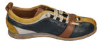 KAMO-GUTSU Herrenschuhe Sneakers TIFO 017 giallo navy