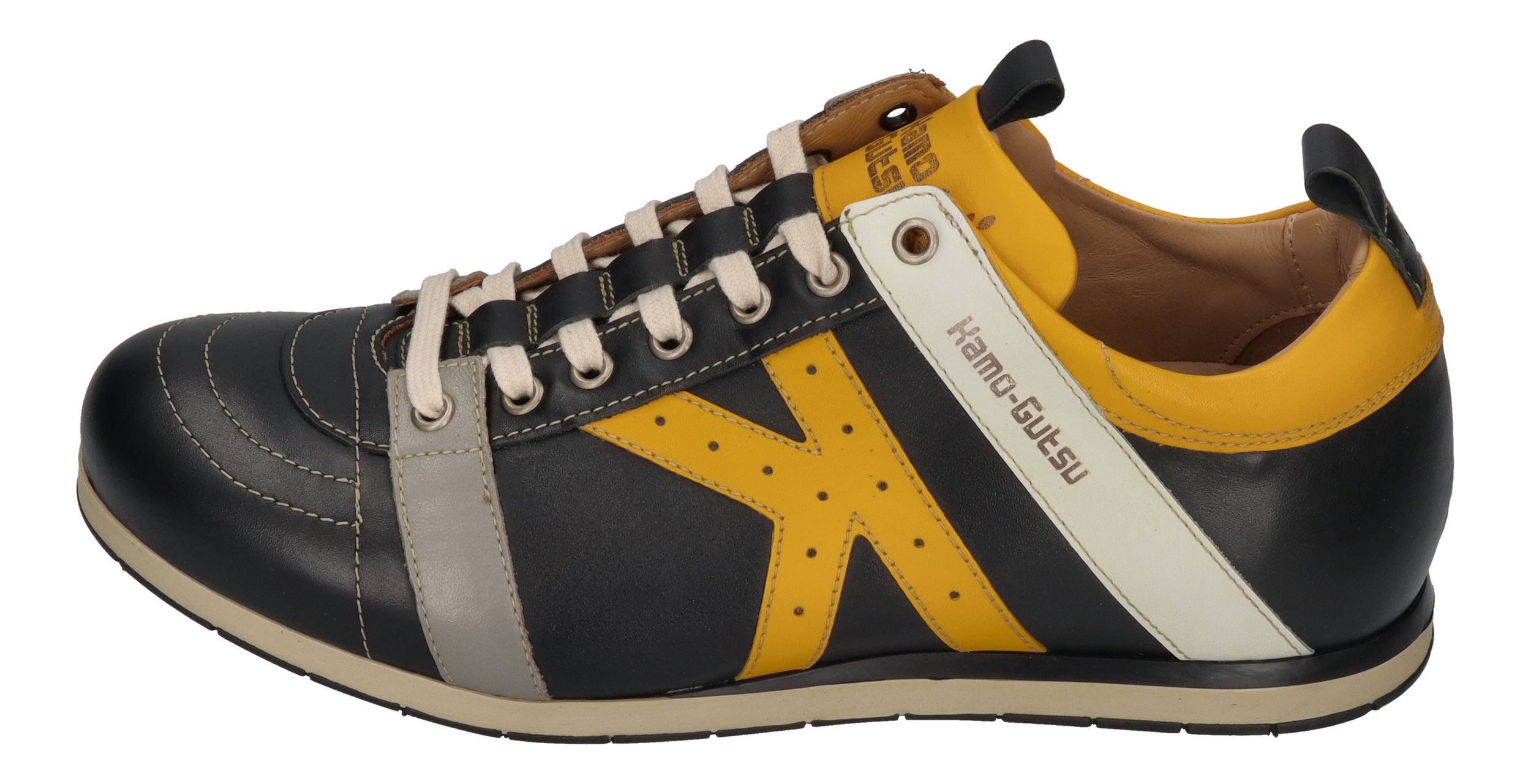 KAMO-GUTSU Herrenschuhe Sneakers TIFO 042 black girasole