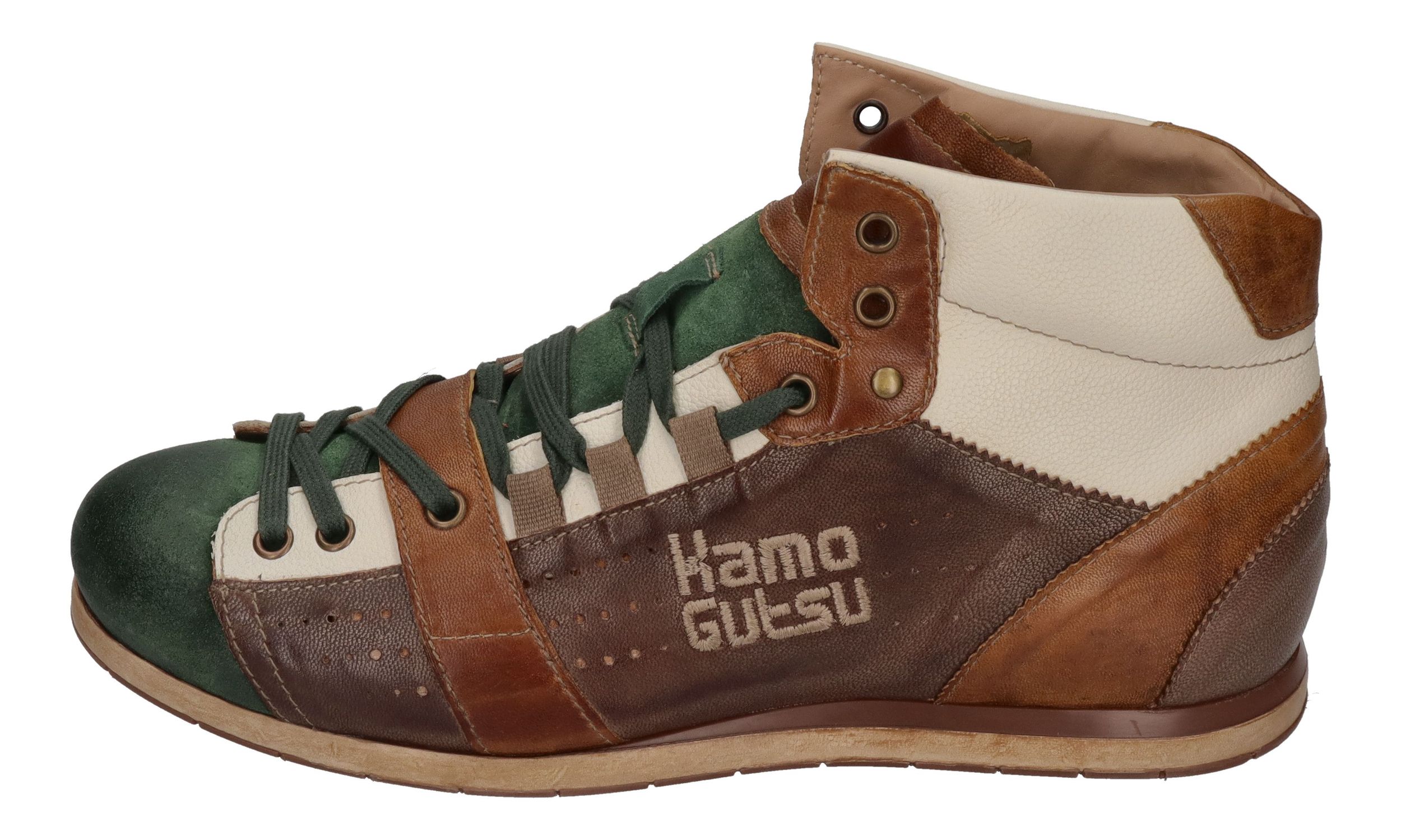 KAMO-GUTSU Herrenschuhe Sneakers TIFO 105 verde taupe