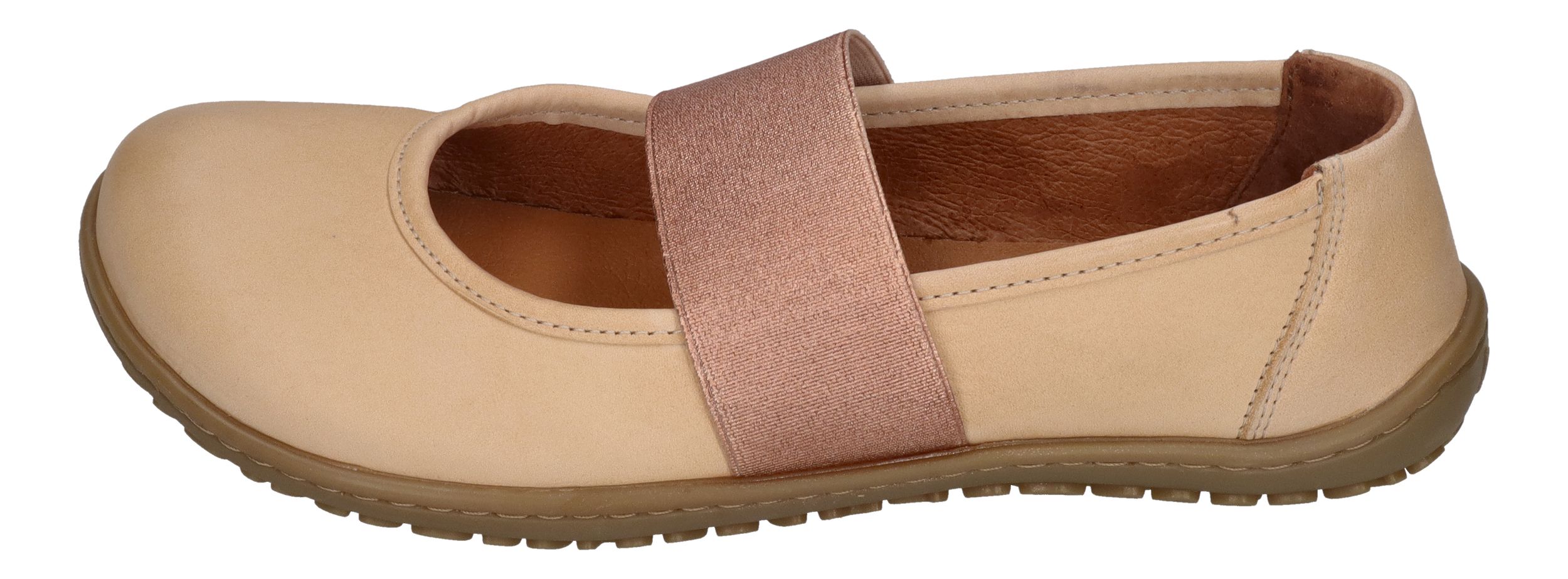 KOEL Barefoot Damenschuhe - Ballerinas ISLA NUBUK beige