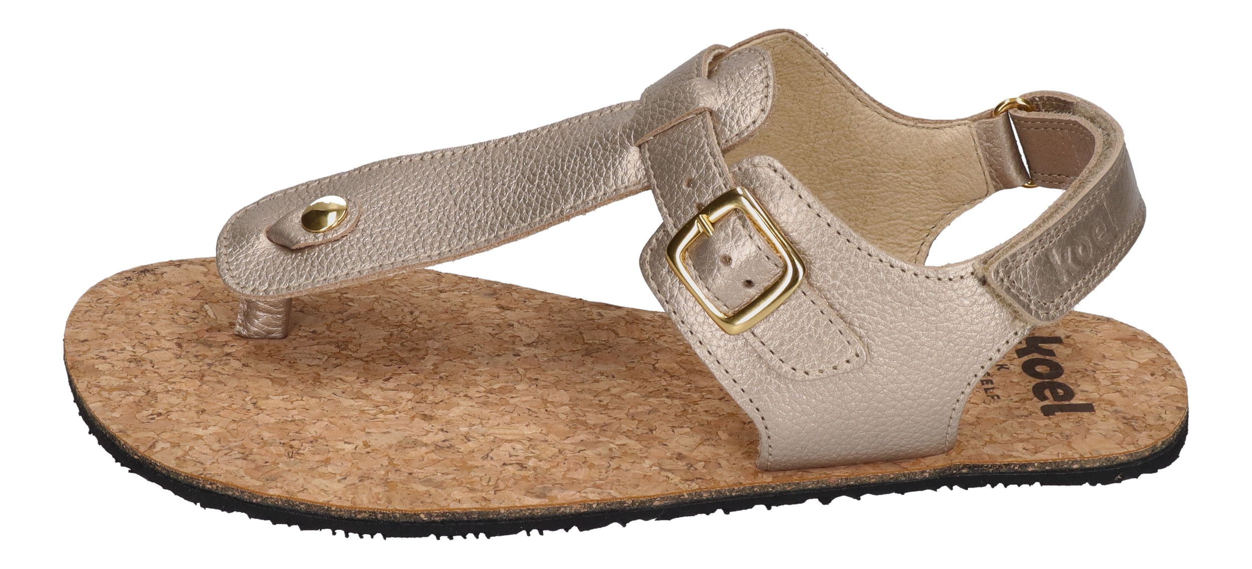 KOEL Barefoot - Damenschuhe Sandalen - ARIANA METALLIC - champagne
